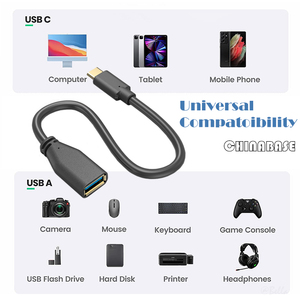 适用于平板电脑和手机的可逆设计USB C型至USB3.0 3.1 3.2母适配器OTG数据线 - Product Image 6