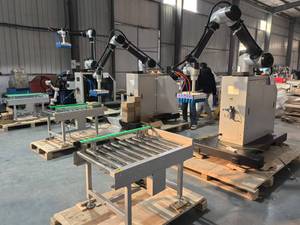Fully Automatic Robotic Palletizing System <strong>Loading</strong> and <strong>Unloading</strong> Palletizing <strong>Robot</strong> for Container