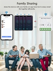 <strong>ZigBee</strong> Tuya Mini Switch 1 Set Supports 2 Channels (16A) Home Relay <strong>Modules</strong> Circuit Breakers Automation Wireless Wall Switches - Product Image 6