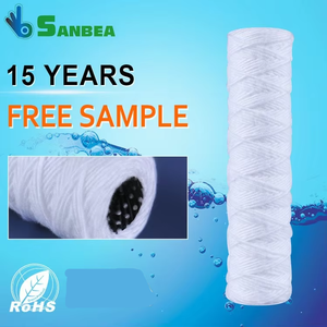 New 10 Inch 5 Micron Sediment Water <strong>Filter</strong> Cartridges Wire-Winding Polypropylene with Steel and Media Core String Wound <strong>Filter</strong> - Product Image 6