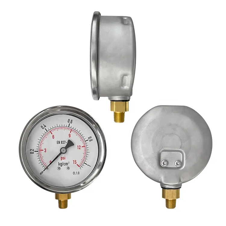Cylinder 5000 psi pressure gauges gauge with low pressure