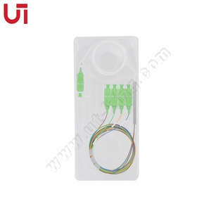 UT-King 1x4ミニ光ファイバーPLCスプリッターUPCポリッシュSC/APCコネクタFTTHネットワーク用スチールチューブ光ファイバー機器 - Product Image 6