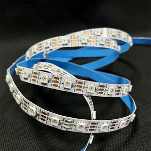 Встроенный IC чип ws2812b SK6812 APA102 программируемая 5050 60 светодиодов метр RGB светодиодная лента