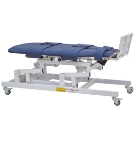 Cổ điển màu xanh biến Chiều cao nghiêng bảng điện <span class=keywords><strong>hi</strong></span>-thấp trẻ em nghiêng bảng cho phục hồi chức năng trị liệu giường với dây đai - Product Image 5