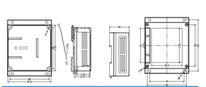 115*90*40mm China Supplier Small Din Rail Abs Instrument Enclosure ABS Control Electronics Junction <strong>Box</strong> Outlet <strong>Box</strong> - Product Image 6