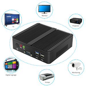 Ce-leron J1900 <strong>Desktop</strong> Pc Pen-itum <strong>2</strong> Com Rs232 2Lan <strong>Nics</strong> H d Vga 4 Usb Win10 <strong>Linux</strong> Fanless HTPC Micro <strong>Computer</strong> - Product Image 5