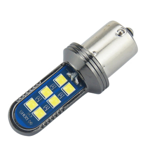 P21W LED 3030 12SMD 1156 BA15S ไฟท้ายไฟสำรองอัตโนมัติไฟท้ายไฟเดย์ไลท์ P21/5W 1157 T20 7440 7443สีเหลืองอำพันสีขาวสีแดง - Product Image 1