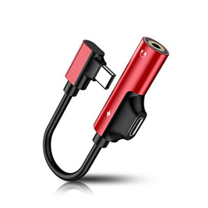 2024新款2合1 C型至3.5毫米辅助适配器USB C至3.5插头耳机插孔3 5分路器耳机音频转换器小米 - Product Image 1