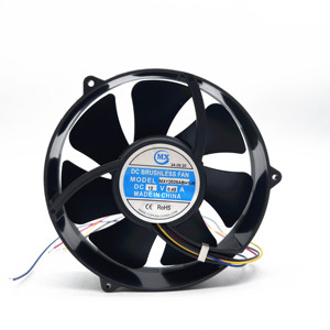 Ventilatore assiale reversibile 120mm PWM controllo della velocità 12V 24V 4900RPM ventilazione silenziosa della stanza fonte di energia elettrica per il sistema di raffreddamento - Product Image 3