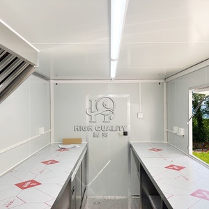 Chất lượng cao đầy đủ trang bị thép không gỉ và sợi thủy tinh thực phẩm Xe Tải xe buýt di động nhà bếp giỏ hàng cho Ice Cream bán hàng tự động - Product Image 6