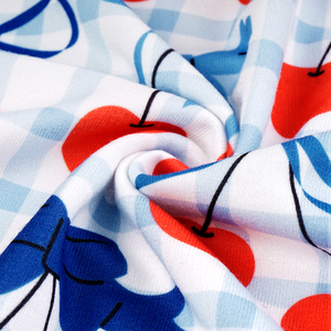 Latest Models Digital Print Stretch Terry Fabrics Polyester Baby Loop Terry Fabric <strong>Cloth</strong> Fabric for Clothings - Product Image 4