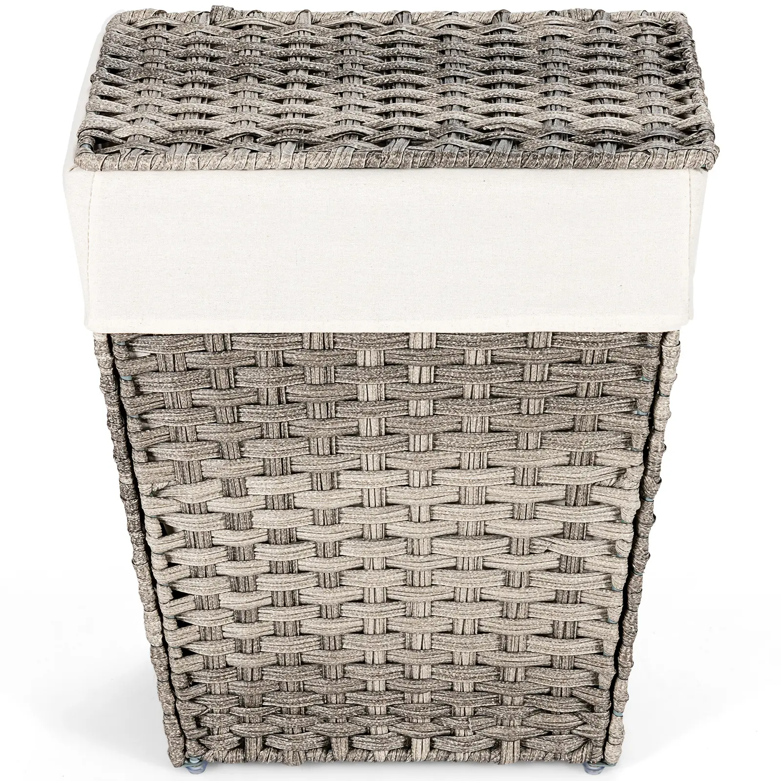 JY Large Laundry Hampers Removable Laundry Basket Foldable Fabric Laundry Basket with Drawstring Waterproof Cotton Linen