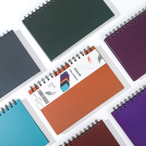 Cuaderno de negocios de rejilla horizontal simple al por mayor, Bloc de notas en blanco de hojas sueltas con cubierta de papel para estudiantes y reuniones de empresa - Product Image 4