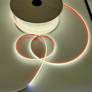 Açık su geçirmez IP68 bükülebilir 24V 50m Cob yüksek yoğunluklu LED şerit ışık açık dekoratif yüzme havuzları için uygun - Product Image 4