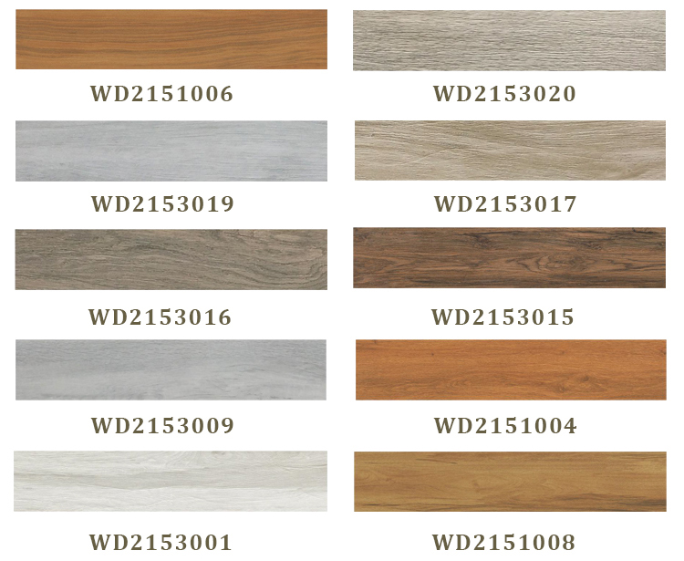 interior and exterior house design 20x100cm wood texture porcelain bathroom kitchen ceramic wood looked tiles flooring