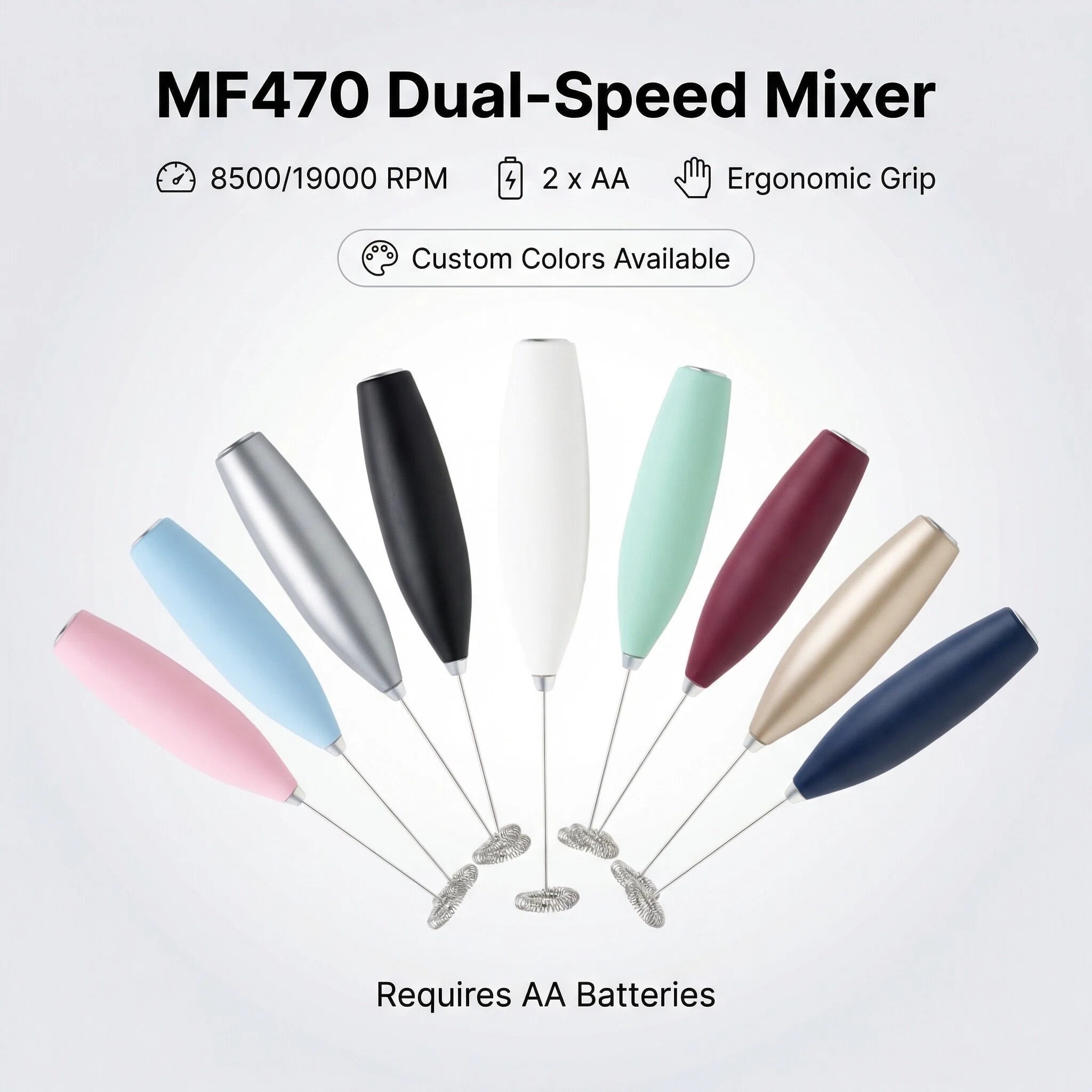 MF470: Dual-Speed Mixer With Stand- Requires AA Batteries