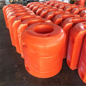 Barrera flotante cuadrada de tubo HDPE ligera al por mayor para dragado de alta presión flotador duradero - Product Image 2