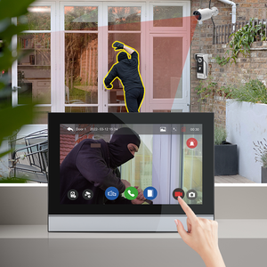 10 Inch Waterproof Tuya Smart IP <strong>TCP</strong> <strong>Video</strong> Door Phone <strong>Intercom</strong> <strong>System</strong> for Multi Apartments Building