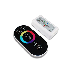 Touch Rgb Controller 24V 12Vdc 18A guscio in plastica 433Mhz Rf 6 tasti Touch telecomando 5050 Rgb Led Strip Controller - Product Image 6