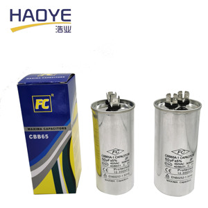 空调运行r功率电容器CBB65 450v 30 + 2uf交流电容器