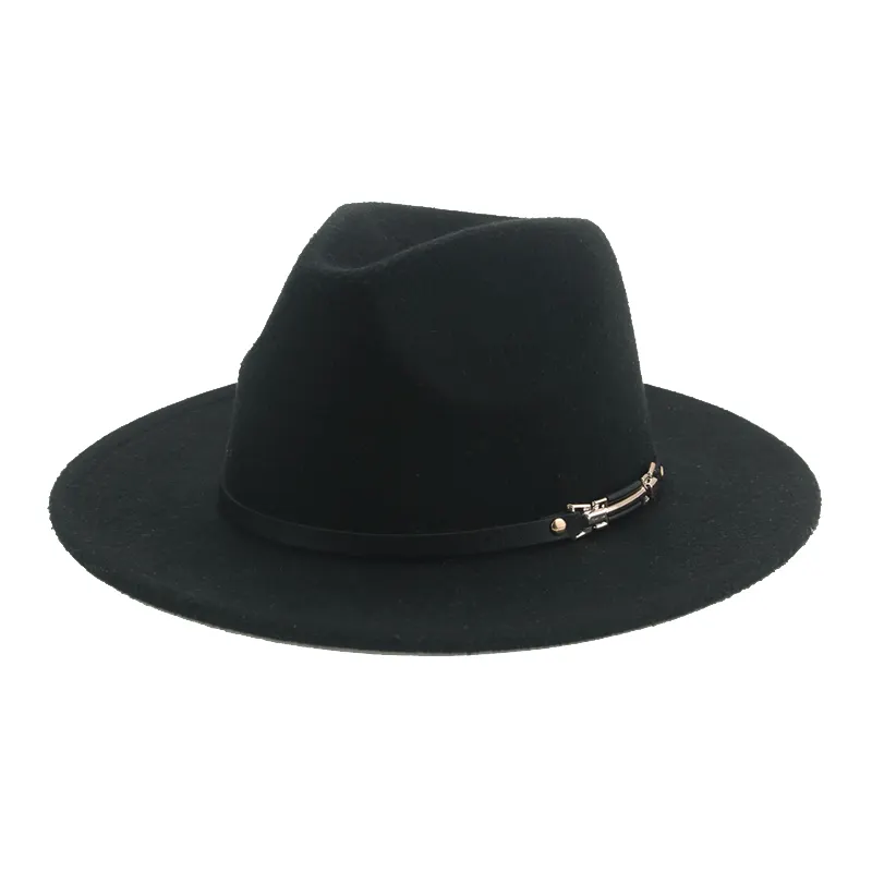 2021 donne cappelli tesa larga sombreros de fieltro gangster mens cappello fedora