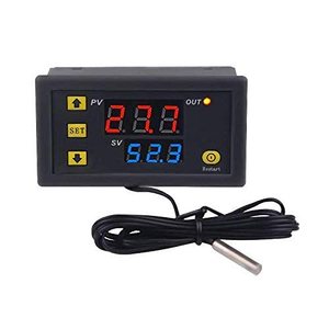 Controlador de temperatura digital LED con instrumento de control de calor/enfriamiento W3230 - Product Image 3