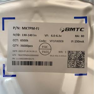 BMTC 2835 LED SMD MK7QM-FF MK7TM-FF MK7VM-FD 6V 1W 110-110-ww NW CW