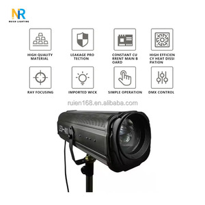 Profesyonel Led takip spot 150w doldurun odak ışığı Dmx512 takip ışık tiyatro aydınlatma için - Product Image 3
