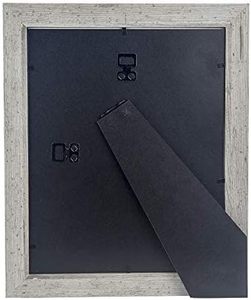 Set of <strong>4</strong> <strong>8x10</strong> Distressed White Wooden Picture <strong>Frames</strong> with Real Glass Customizable Size for Wall or Tabletop for 8 by 10 Photos - Product Image 6