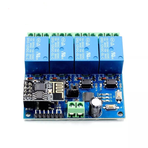 <strong>ESP8266</strong> <strong>WiFi</strong> Relay <strong>Module</strong> - 5V/12V 4-Channel Smart Switch for IoT/Home Automation APP <strong>Remote</strong> Control