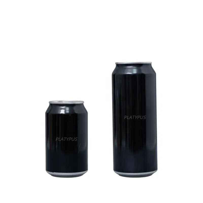 Customize aluminum cans with laser engraving 330ml 500ml empty tin can packaging aluminum jar for candles with easy open end