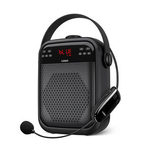 Amplificador de potencia portátil OEM de 25W, minialtavoz doméstico con auriculares inalámbricos, micrófono, caja de música pequeña, altavoz Bluetooth para profesores - Product Image 1