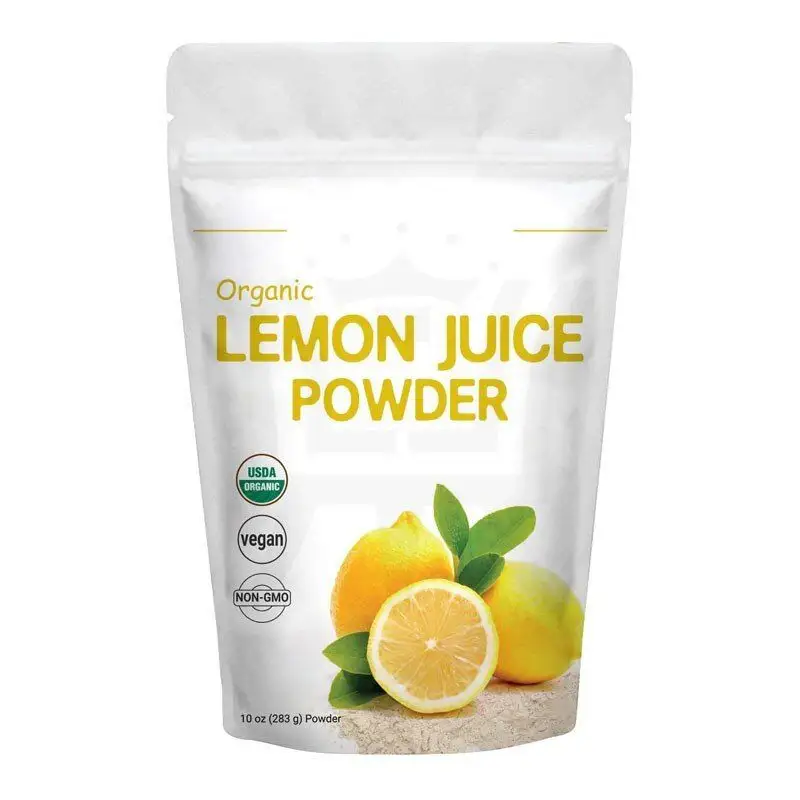 Custom Logo Organic Lemon Juice Powder Beneficial For Dietary Supplement Skin Lightening And Antioxidant