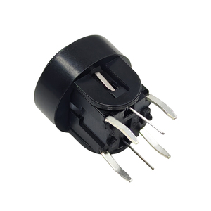 FOSEN 10mm Installieren Sie kleine 7,5*7,5 runde Druckknopf beleuchtete Schalter 12v mit rot blau LED beleuchtete taktile Schalter TS-2012 - Product Image 5
