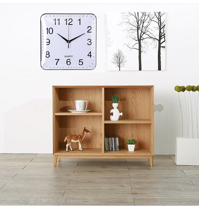 Customised 12 inch square  decorated wall clock  home decorative