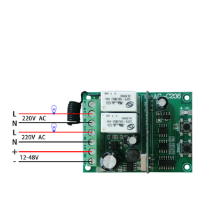 AC/DC 12V-24Vローリングコードワイヤレス安全コード用ガレージドアバリアゲート、1受信機の仕事400個リモコン - Product Image 6