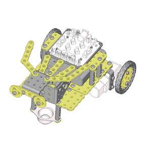 Unisex çocuklar RS3090 kök öğrenme robotik atölye kiti robotik Intro için çocuklar için yapı taşı oyuncak