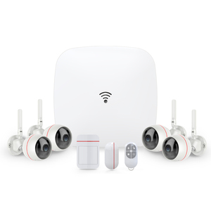 Venta caliente 2024 Nueva llegada Wifi inalámbrico Alarma para el hogar GSM IOS Android APP Control GSM SMS Kit de sistema de alarma antirrobo - Product Image 1