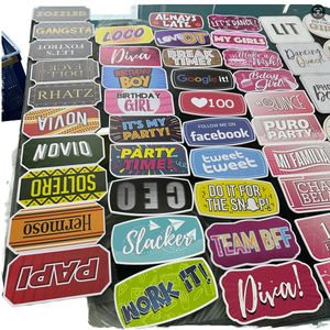 Đảng đạo cụ UV in ấn Hội Đồng Quản trị PVC đạo cụ photobooth bền 5mm hai mặt nhựa Photo Booth Prop dấu hiệu - Product Image 3