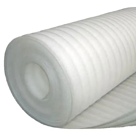 Almohadilla de espuma de algodón perla de corte personalizado al por mayor de Munkfoam, hoja de espuma EPE a prueba de golpes dentro del paquete
