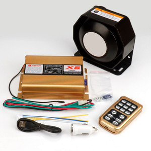 12v X5ワイヤレスリモートコントロールゴールデンホストが18サウンドアラームを叫ぶ200W高確率車載超薄型ホーン - Product Image 2
