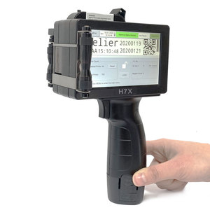 Máquina de codificación de impresora de inyección de tinta con cartucho de tinta rellenable y Chips de reinicio automático - Product Image 1
