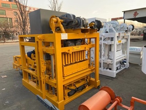 blockherstellungsmaschine produktionslinie qtj4-26 halbautomatische ziegelmaschine für die herstellung von hohlen blöcken und für pflasterarbeit - Product Image 2