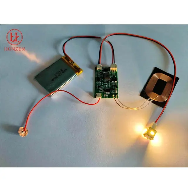 โคมไฟ LED ชาร์จไร้สายที่ผ่านการรับรอง Qi 5w 10w 15w โมดูลรับเครื่องชาร์จไร้สายเข้ากันได้กับอุปกรณ์ Qi ใด ๆ