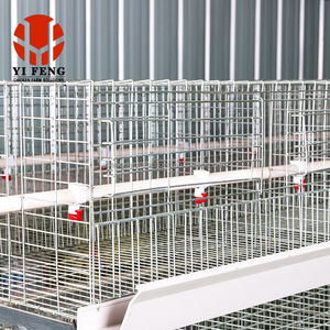 Besleyici tavuk Broiler besleme kafesi ile 4 katmanlı tavuk yumurtlama kafesi horoz tavuk kafesi - Product Image 2