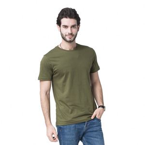 Toptan % 100 pamuk erkekler T shirt yüksek kalite moda ucuz toptan özel Logo düz boş tişörtleri - Product Image 4