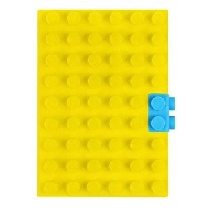 学校の学生のためのカスタムロゴソフトシリコンノートブックパーソナライズされたブロックカバーノートブック - Product Image 6