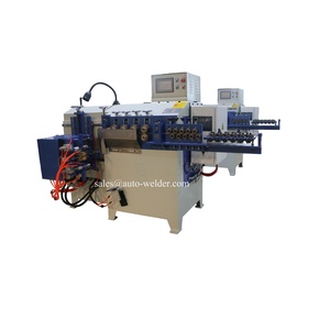 La macchina per la produzione e la saldatura ad anello adotta il controllo del programma PLC, ampiamente utilizzato nella copertura della rete del ventilatore - Product Image 3