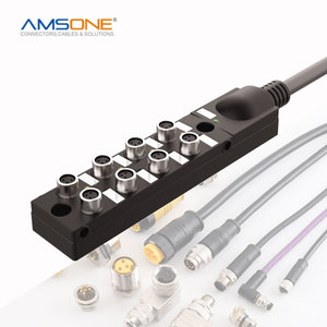 Amsone Custom IO Hub Link Master Ethernet Network Blocks Ip Cc-Link I/O I O Módulo de relé y racks Conectores Actuador