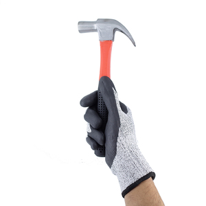 Guantes recubiertos con acabado de microespuma de nitrilo Level5 de fábrica Guantes resistentes a los cortes de seguridad para el trabajo de construcción con revestimiento anticorte - Product Image 6
